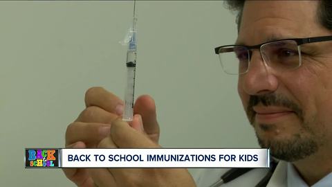 What you need to know about back to school immunizations