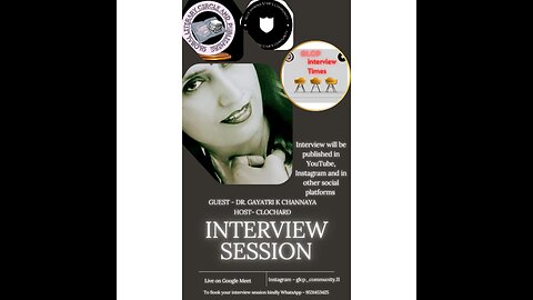 INTERVIEW TIMES|| DR. GAYATRI K CHANNAYA|| AN AMAZING AND INSPIRING AUTHOR