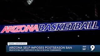UArizona imposes 1-year postseason ban on men's basketball after NCAA investigation
