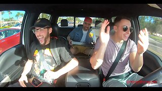 Uber Driver Picks up Rapper & Producer!