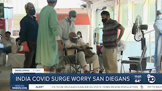 India COVID surge worry San Diegans