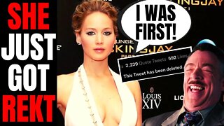 Jennifer Lawrence DESTROYED After Saying She Was The First Female Action Star | Woke Hollywood IDIOT