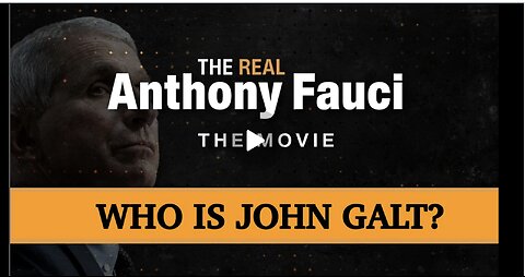 THE REAL ANTHONY FAUCI- THE MOVIE. TY JGANON, SGANON