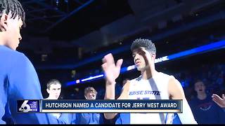 Hutchison Named A Candidate for Jerry West Award