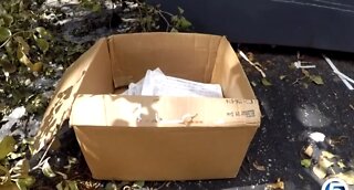 Stacks of tax documents found by dumpster