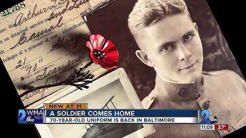 A soldier's 70-year-old uniform comes back home to Baltimore