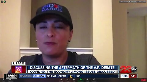 Local political analysts discuss VP debate
