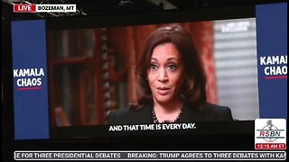 Trump Plays Brutal Montage Mocking Kamala Using Her Own Words