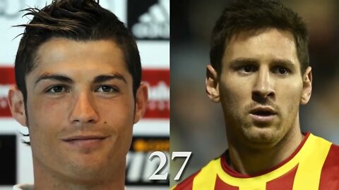 Cristiano Ronaldo VS Lionel Messi, growth and change 2022 , who is stronger and better?