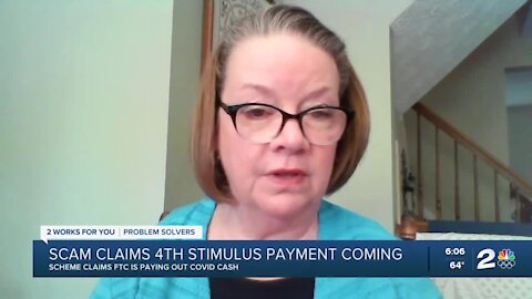 Scam claims 4th stimulus payment is on the way