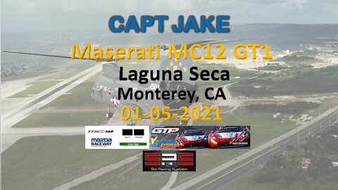 Race 2 | CAPT JAKE racing the Maserati MC12 GT1 | Laguna Seca | 2Old4Forza Club and GTP | SRS