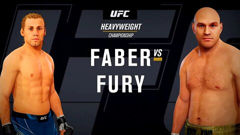 EA Sports UFC 4 Gameplay Tyson Fury vs Urijah Faber