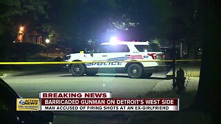 Barricaded gunman: Ex-boyfriend shoots at woman in Detroit, police say