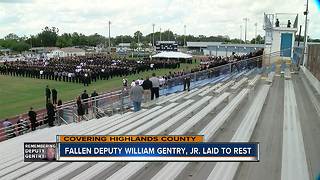 Fallen Highlands County Deputy William Gentry, Jr. laid to rest