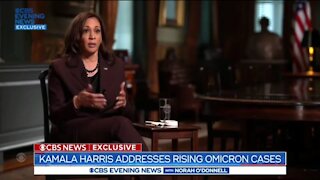 Kamala Bizarrely Says It's No One's Fault That COVID Hit The World