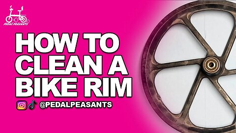 How To Clean A Bike Rim