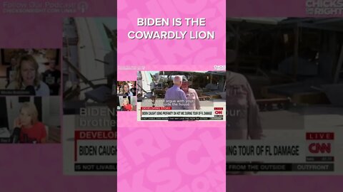 Biden's Hot Mic Moment Proved He's The Cowardly Lion