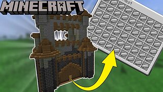 I built an Iron Farm inside a Castle in Survival Minecraft 1.19