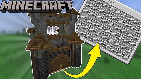 I built an Iron Farm inside a Castle in Survival Minecraft 1.19
