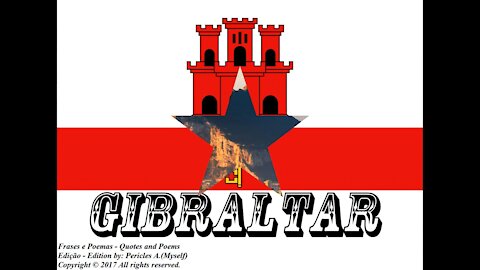 Bandeiras e fotos dos países do mundo: Gibraltar [Frases e Poemas]
