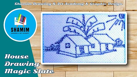 How to Draw House Easy Step by Step For Beginners in Magic Slate | House Drawing Tutorial