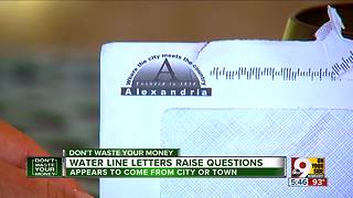 Water line letters raise questions