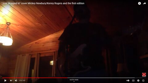 Mickey Newbury Cover "Just Dropped in"