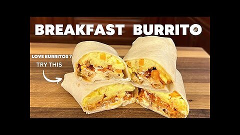 This Breakfast Burrito is SO GOOD, It's the BEST breakfast ever!