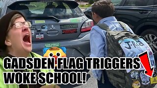 WOKE school KICKS 12 year old out of class over Gadsden Flag Patch! FALSELY connects it to SLAVERY!