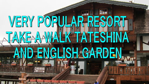 Very popular resort Tateshina in Japan.