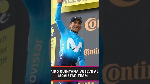 Nairo Quintana vuelve al Movistar Team.