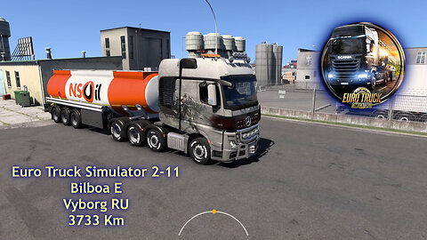 Euro Truck Simulator 2-11, Bilboa E, Vyborg RU, 3733 Km