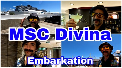 MSC Divina Embarkation | Calumet Buffet | Sail Away