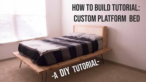 How to Build an Amazing Platform Bed - A DIY Video Tutorial