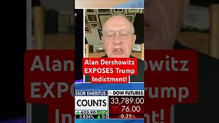 Alan Dershowitz EXPOSES the Trump Indictment as Political Scam (via @FoxNews #shorts #politics