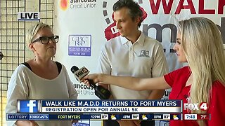 Organizers get ready for 'Walk Like MADD' 5k