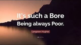 Poverty? Poor people don't exist.