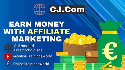 Earn Money $120 Online with CJ Affiliate Marketing #OnlineTrainingsWorld #money #passiveincome