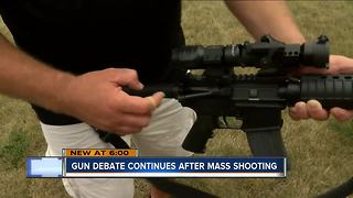 Gun debate continues after mass shooting