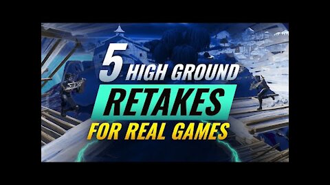 5 Easy & Useful High Ground Retakes - Fortnite Battle Royale