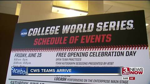 The Longhorns, Beavers and Gators are officially in town for the College World Series