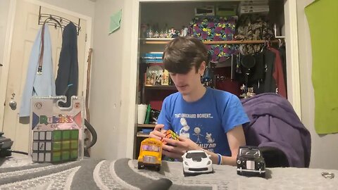 Yung Alone Practices Solving A Rubik’s Cube #3 (Live)