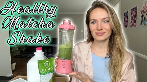 Healthy Matcha Shake! Try This Healthy Drink!