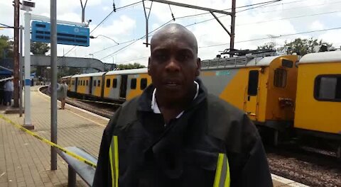 SOUTH AFRICA - Pretoria - Train collision (Videos) (PFV)