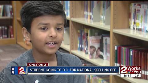 Jenks' third grader prepares for Scripps National Spelling Bee.