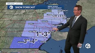 Snow this weekend