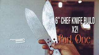 Making two 6" Chef's Knives at the Same Time!