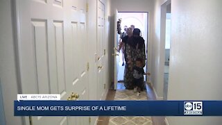Single mom and son surprised with new home in the Valley