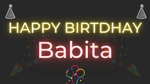 Happy Birthday to Babita - Birthday Wish From Birthday Bash