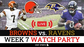 Browns vs. Ravens LIVE Streaming Scoreboard